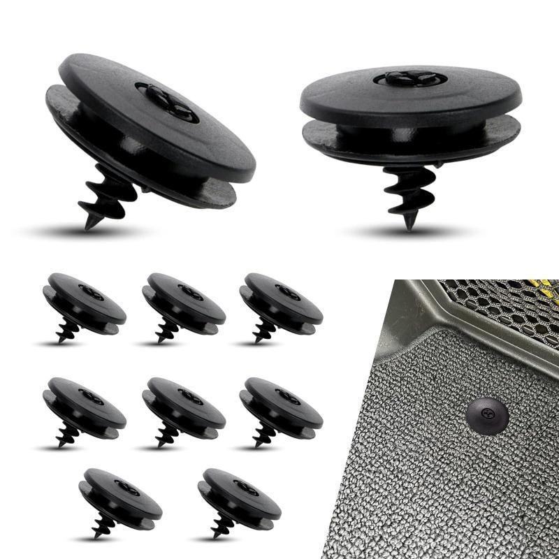 12PCs Universal Car Fastener Floor Mat Clips Carpet Fixing Clamps Buckles For VW All Models Clamps Holders Fasteners Anti Skid