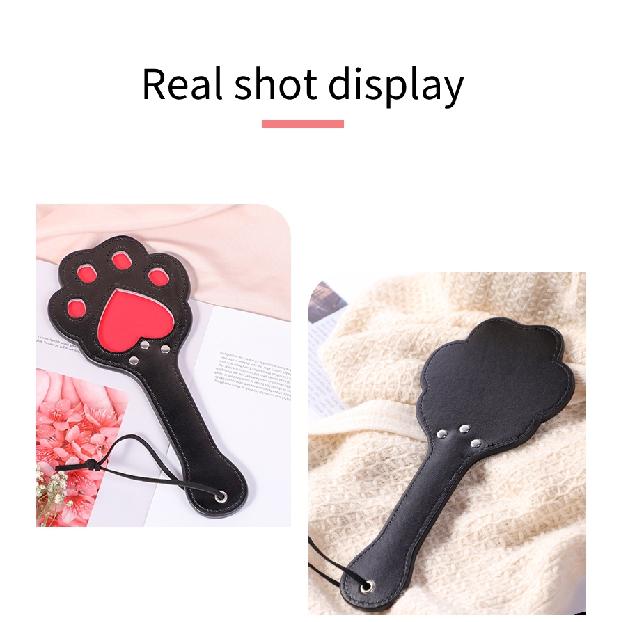 BLACKWOLF Cute BDSM Spanking Paddle Beat Cat Claw Sex Paddle Slave Kinky SM Products Bondage Whip Sex Toys for Couples