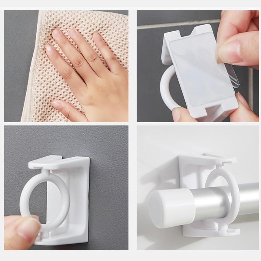 2-Piece Adjustable Rotating Ring Bracket  Free Rotation for Easy Access | Rotating Bracket / Home Installation