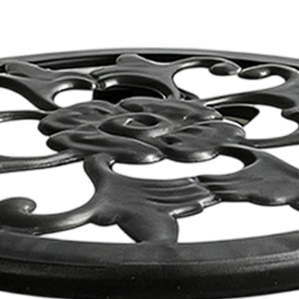 Wheeled Plant Stand Metal Flower Pot Holder Plant Roller for Indoor Outdoor Patio Garden Balcony Moving Display