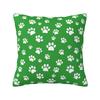 Colorful Animal Footprint Dog Paw Prints Cushion Cover  cm Velvet Throw Pillow Case for Living Room Bedding Sofa Pillowcase