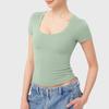 Women's Sexy Short Sleeve O Neck T Shirts Slim Fit  Going Out Tops