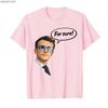 Funny for Sure Macron Glasses Meme Tshirt For Unisex Women  Cotton T Shirts Short Sleeve Tops  Oversized T Shirt  Kawaii