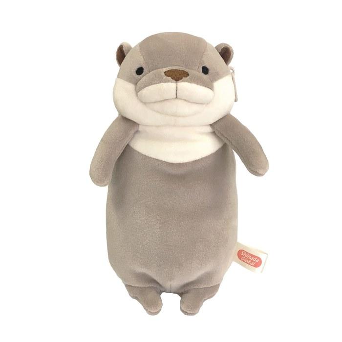 Sinadaglobal Mochi Series Mochikawa Otter Pen Pouch Gray 9x8x18cm MPKW-0180G