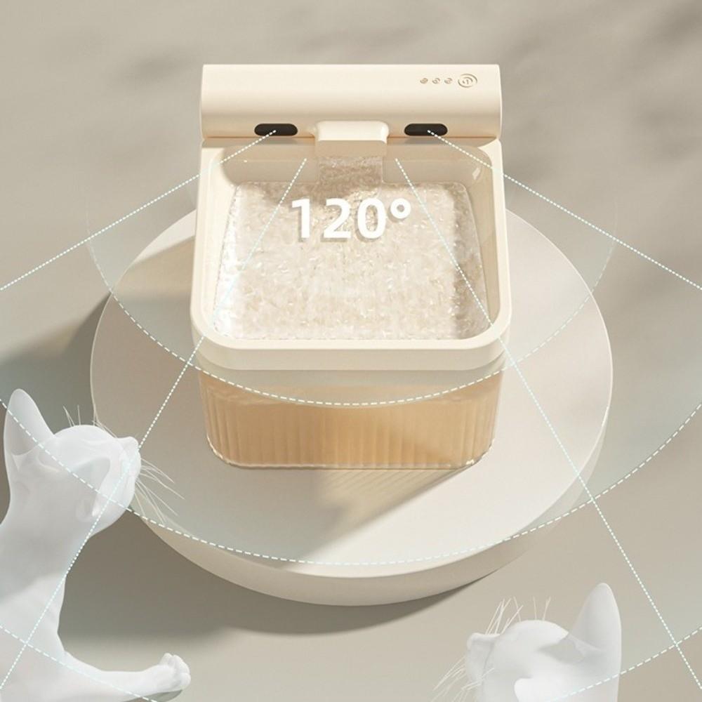 Triple Filtered Cat Automatic Water Fountain Silent Operation Large Capacity Pet Water Dispenser Filter Circulation Smart
