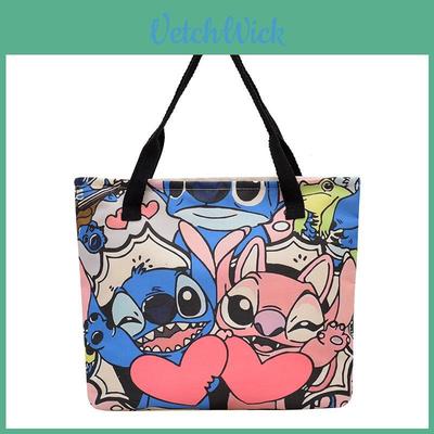 Minnie Cartoon Canvas Tote Bag With Large Capacity For Daily Use