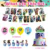 30pcs Zootopia Party Supplies Include Banner, Cake Topper, Balloons