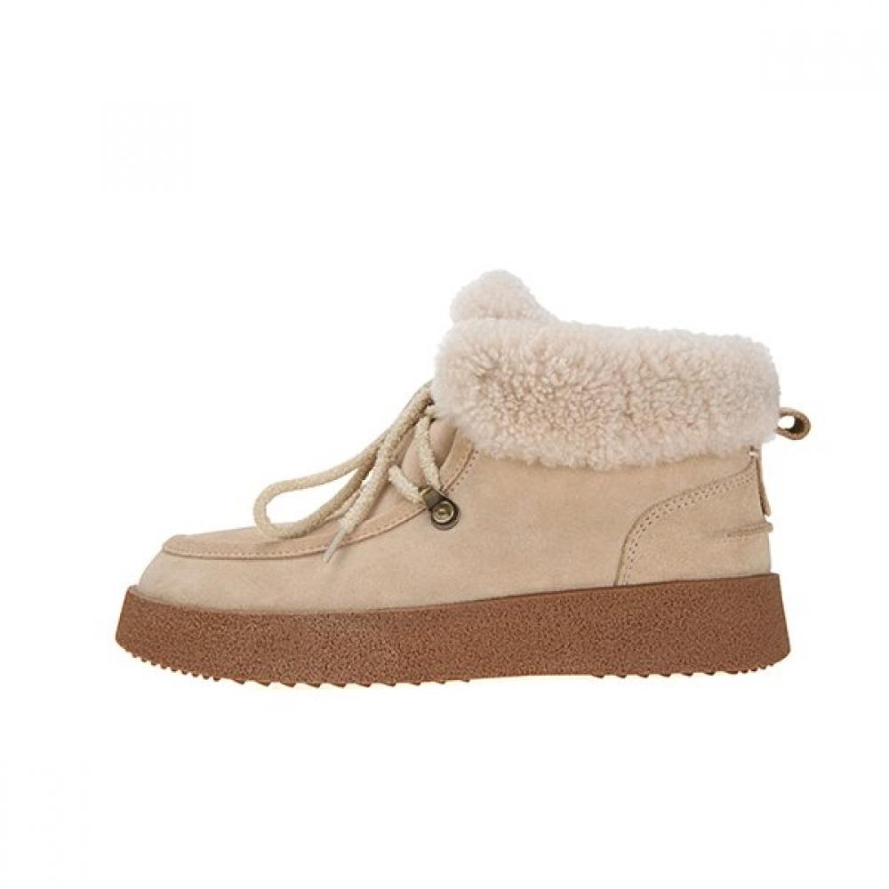 Barbara Leather Wool Snow Derby Boots Bbg867be