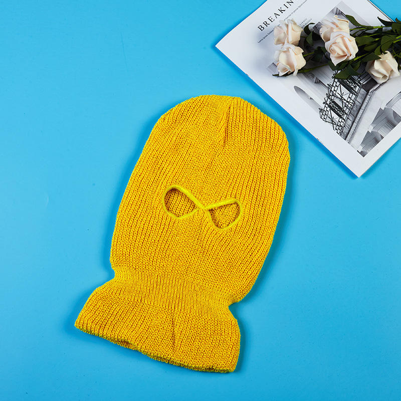 Thermal Knitted Balaclava Full Face Mask Open-Hole for Cold Weather Winter Outdoor Windproof Ski Mask for Men Women