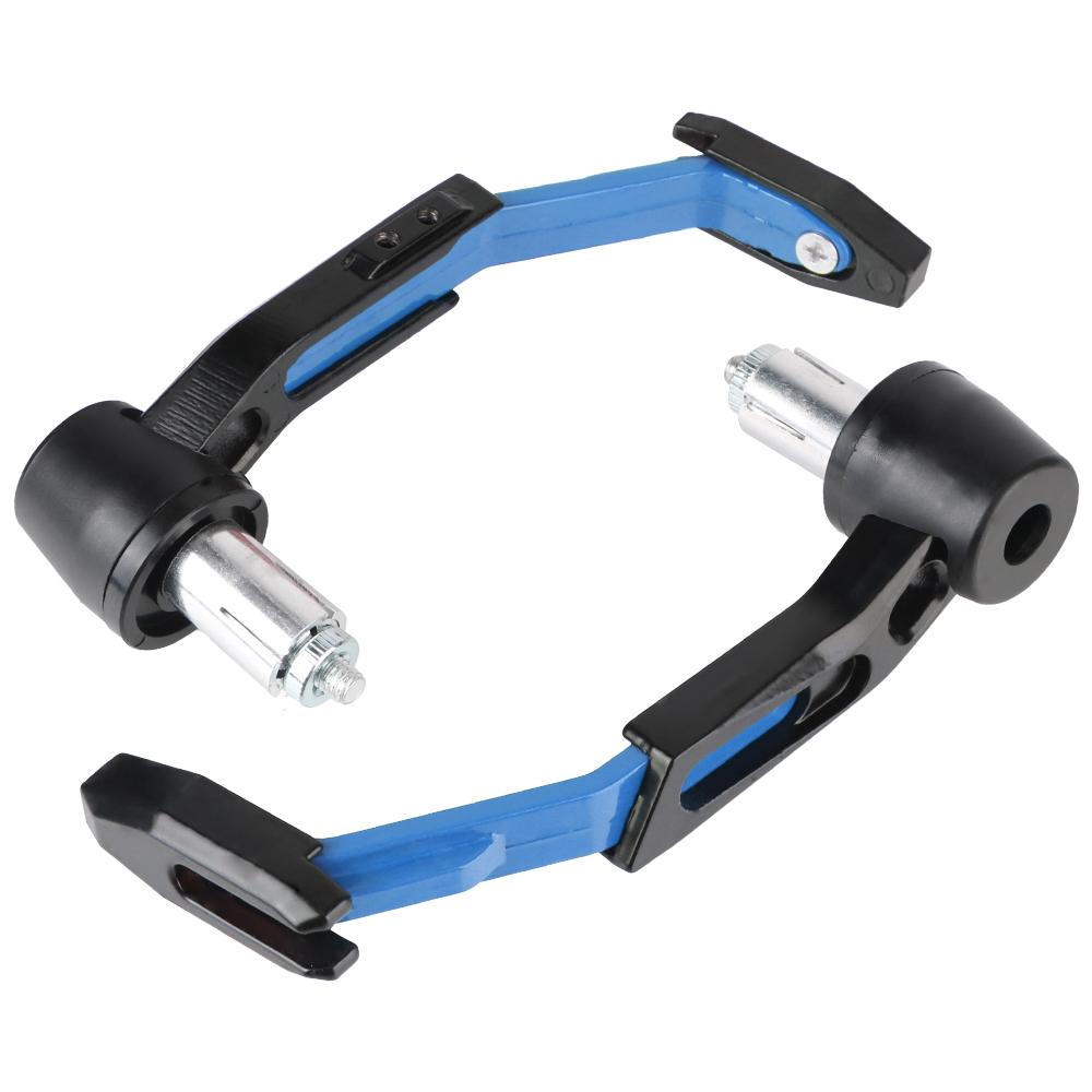 

Защита рук 2 шт. для мотоцикла, скутера, горного электровелосипеда, руль, установка на конце CNC мотоцикла, защита рук из алюминиевого сплава, защита от падения Blue