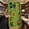 Autumn Botanical Leaves Pattern Phone Case for iPhone 17 16 15 14 13 12 11 Pro Max Plus Anti Scratch, Gel Flexible Protective
