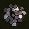 Simulation Chocolate Cookies Hot-Selling Nail Art Decorations Mixed Cute Round Cookies and Pentagram Nail Art Decoration Material Kit