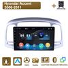 Icreative Car Radio Multimedia MP5 Player Head Unit Stereo BT For Hyundai Accent 2006-2011