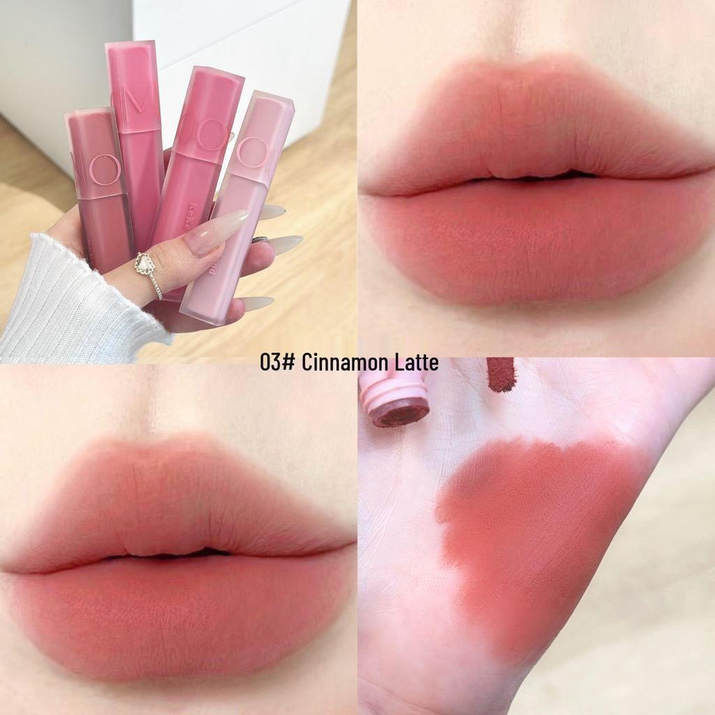 KeKeMood Mist Gummy Matte Velvet Lip Glaze - Long-lasting, Lightweight, Natural Korean Style Lipstick.