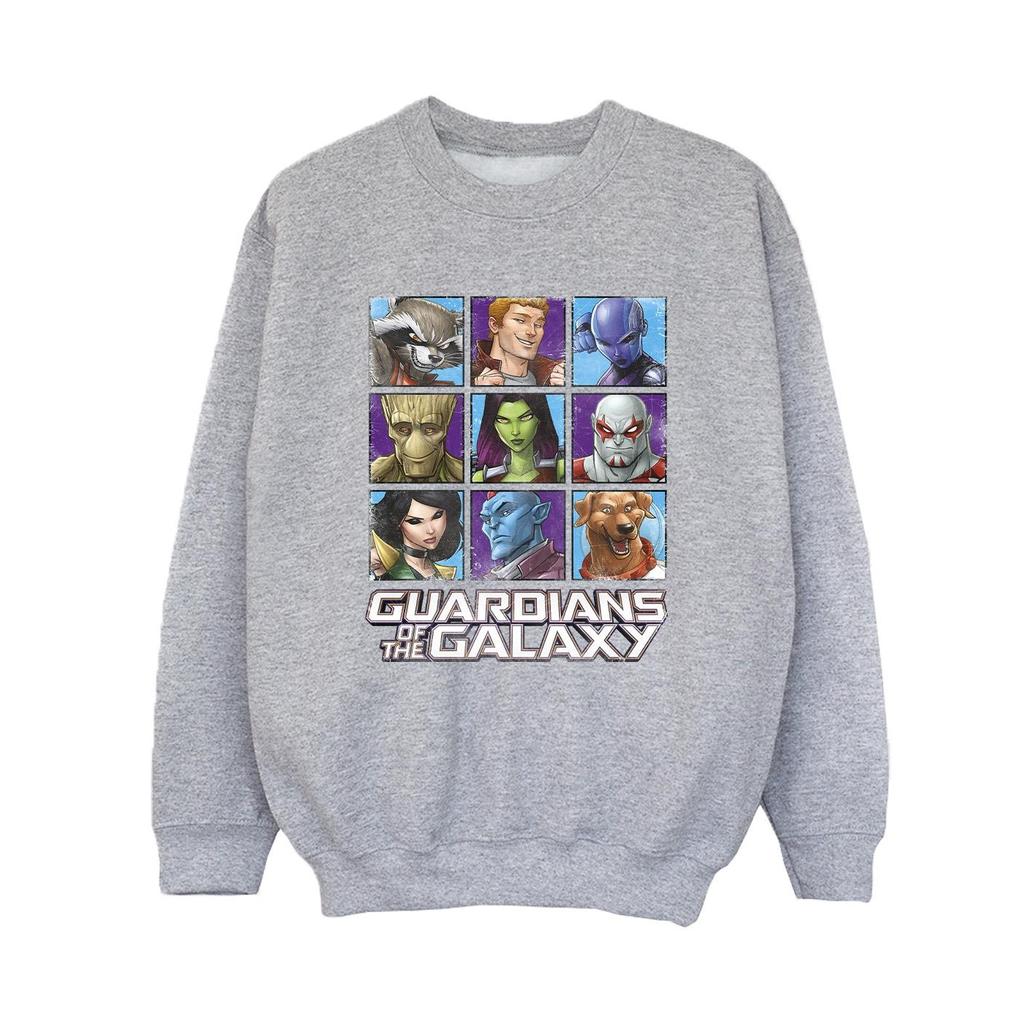 Guardians Of The Galaxy Boys Character Squares Sweatshirt