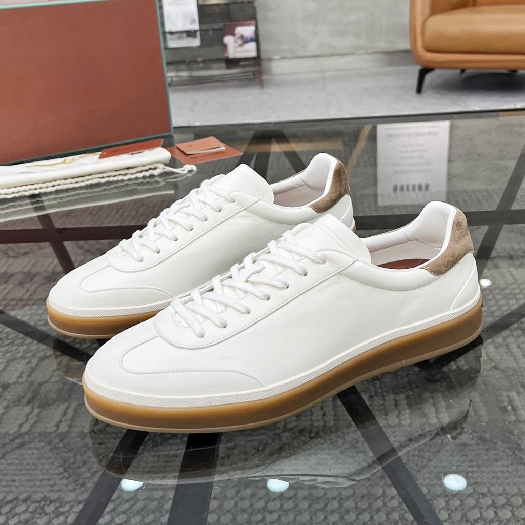 Dehun Schuhe Trendmarke Schnürung 2025 Herren Board Schuhe Echtleder Vielseitig Lässige Lederschuhe Sportlich Atmungsaktiv Farbblock Single Schuhe Retro