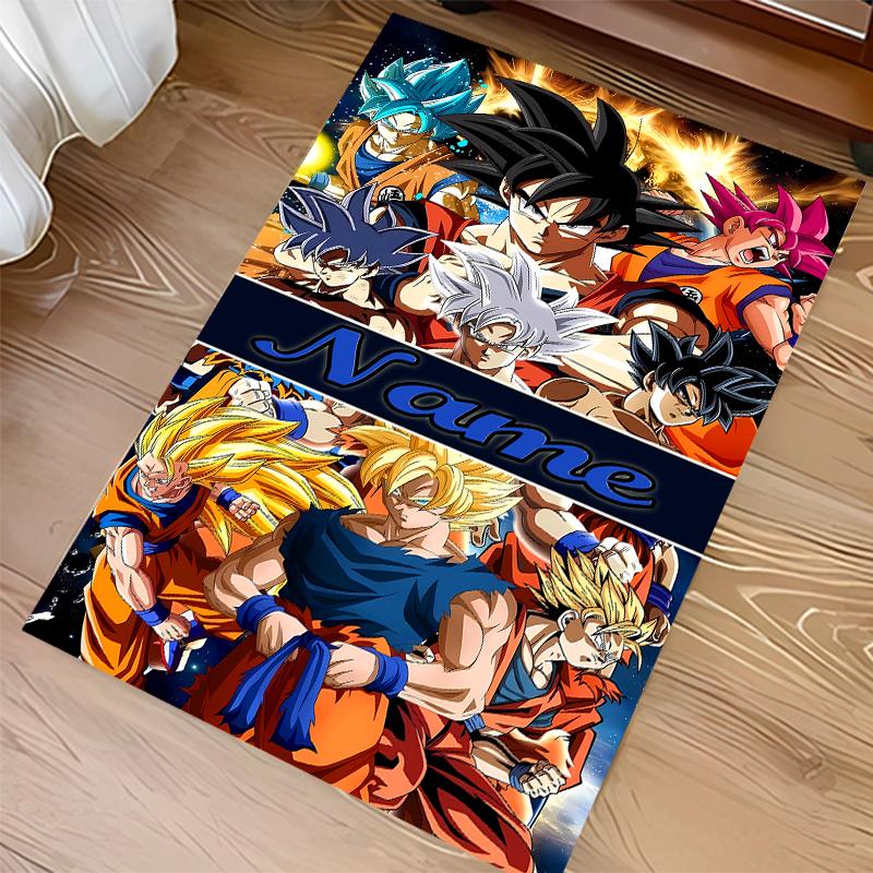 Custom personalization Dragon Ball Print Area Rug - Soft, Washable Non-Slip Indoor Mat,Living Room,Home&Office Decorative Rug