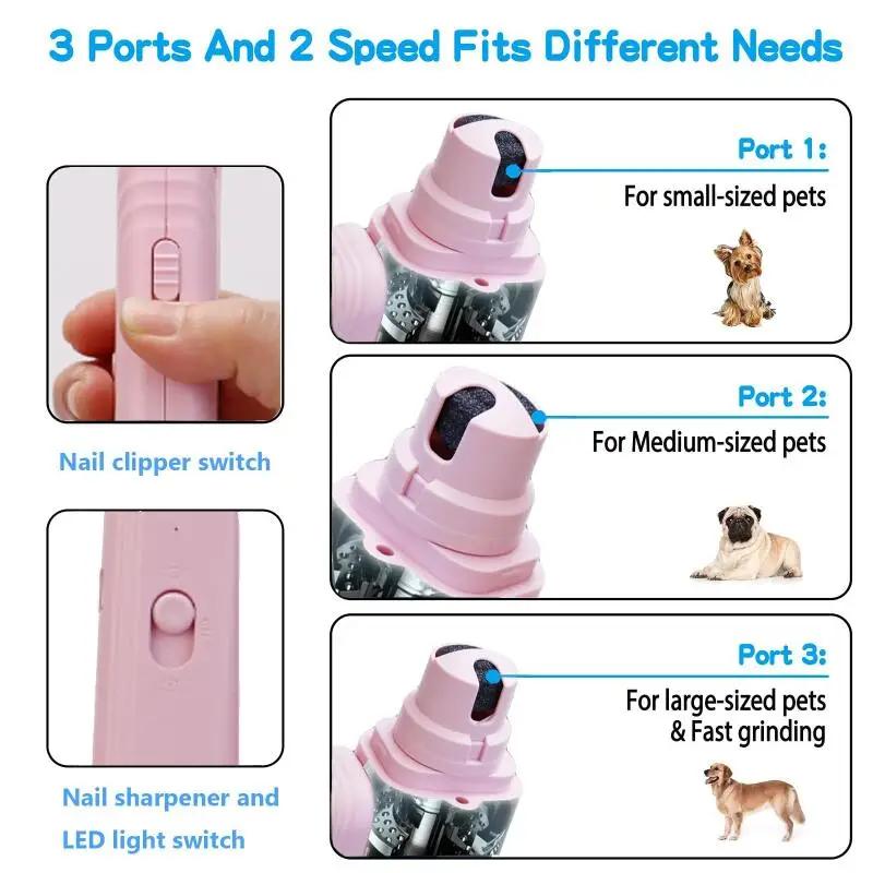 Professional Pet Nail Clippers with LED Light Pet Claw Grooming Scissors for Dogs Cats Small Animal Paw Nail Trimmer Pets Supply