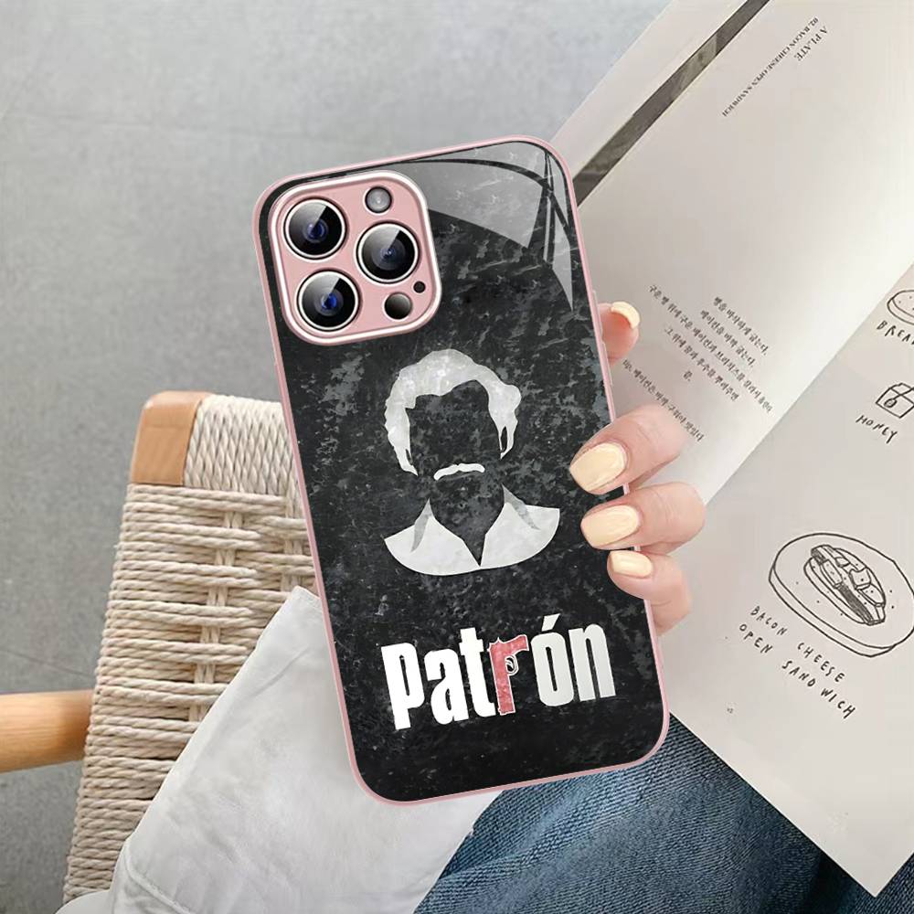 Narcos TV-Serie Pablo Escobar Für IPhone 14 13 12 Mini 11 Pro XS Max X XR 14 Plus Gehärtetes Glas Cover