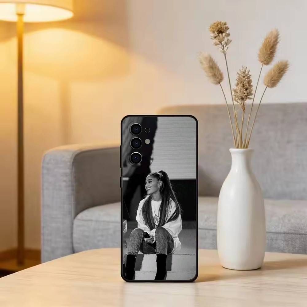 AG A-Aesthetic Phone Case For Samsung S25,S24,S21,S22,S23,S30,Ultra,S20,Plus,Fe,Soft Silicone Black Cover