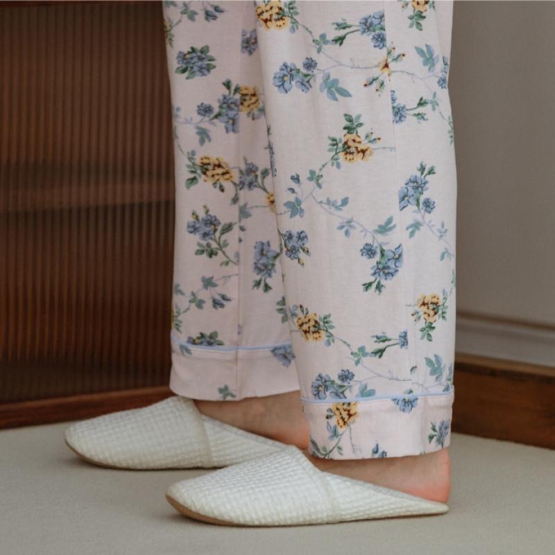 Frenchiel Micromodal Long Sleeve Pajama Cream  Fwpj303l 