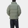Carhartt WIP Solid Color Zip Stand Collar Drop Shoulder Cotton Jacket Men jackets Green I029450-0FY