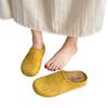 2025 new outer wear thick-soled Boken pedal bag head lazy slippers women's shoes ultra-soft-soled dopamine Japanese dormitory
