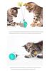 Interactive No-Electric Tumbler Cat Toy with Feather Teaser Stick