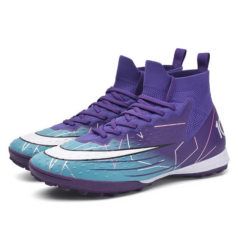 Amazon football shoes new youth adult outdoor training sports football shoes size 35-46