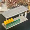 1/64 Bus Station Model Diorama Movie Props Creative Educational Toy Scenery Architecture Scene for