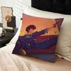 Capa de Almofada Anime C-Cowboy B-Bebop Polegadas Decoração Rústica Capas de Almofada de Lançamento para Decoração de Sofá