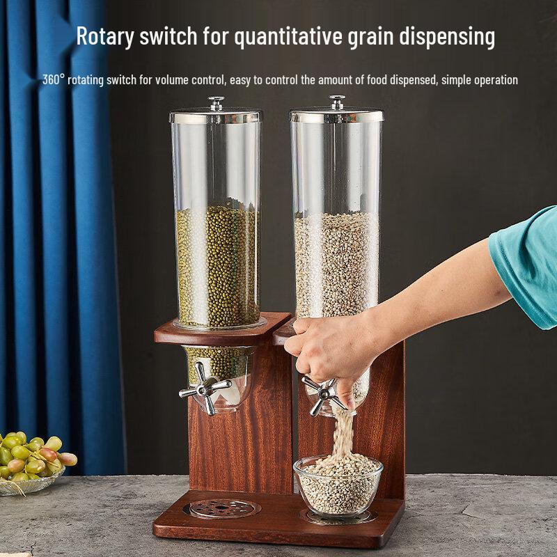 Yunduo Cereal Dispenser with Wooden Stand