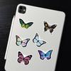 54 Colorful Butterfly Cartoon Graffiti Stickers - PVC DIY Stationery & Suitcase Decorations.
