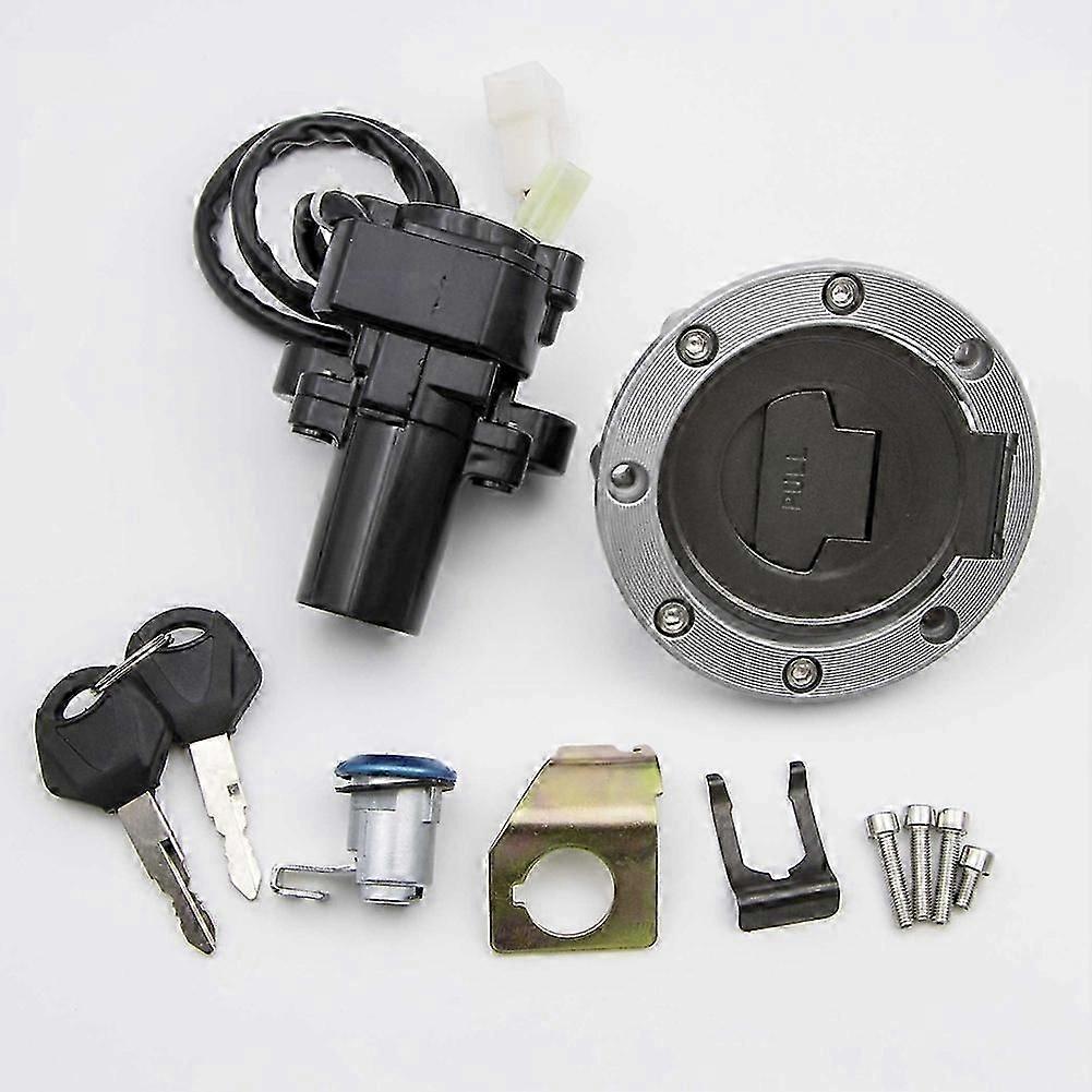 Interruptor de Ignição Tampa de Combustível Fechadura do Assento Conjunto de Chaves para Yamaha YZF R1 02-03 07-22 R6 2004 2006-2022 FJR1300 2001-2022 FZ6