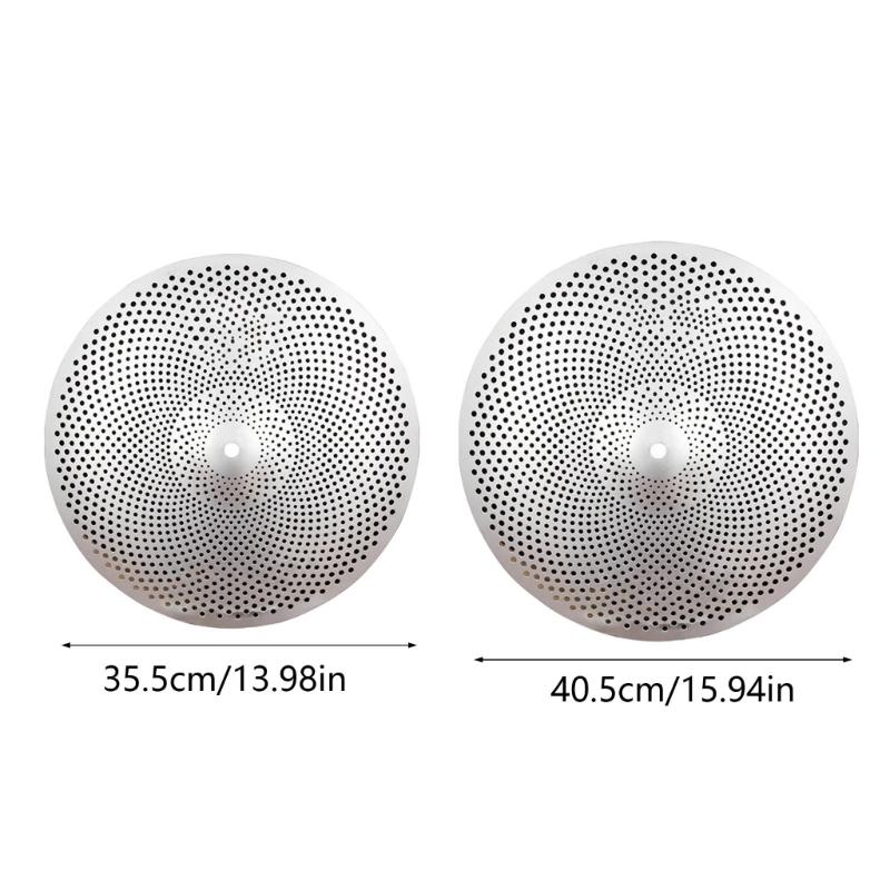 Wysokiej Wytrzymałości Stop Ciche Talerze Perkusyjne Do Cichej Praktyki Zredukowany Hałas Trwałość Akcesoria Perkusyjne