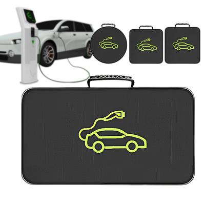 Charging Equipment Container Waterproof EV Cable Bag EV Car Battery Jumper Cable Bag for Electric Vehicle Charging Cables Plugs