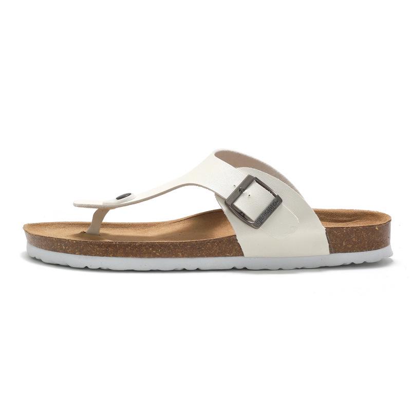 Ruizu Cork Slippers: Trendy Korean-Style Unisex Summer Beach Sandals & Casual Flip Flops