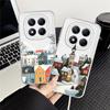 Winterdorf Weihnachts Hülle für Xiaomi Redmi Note 14 Pro Plus 10S A4 13C 9 10 Note 13 11 12S 14C 11S 12 Weiche Handyhülle