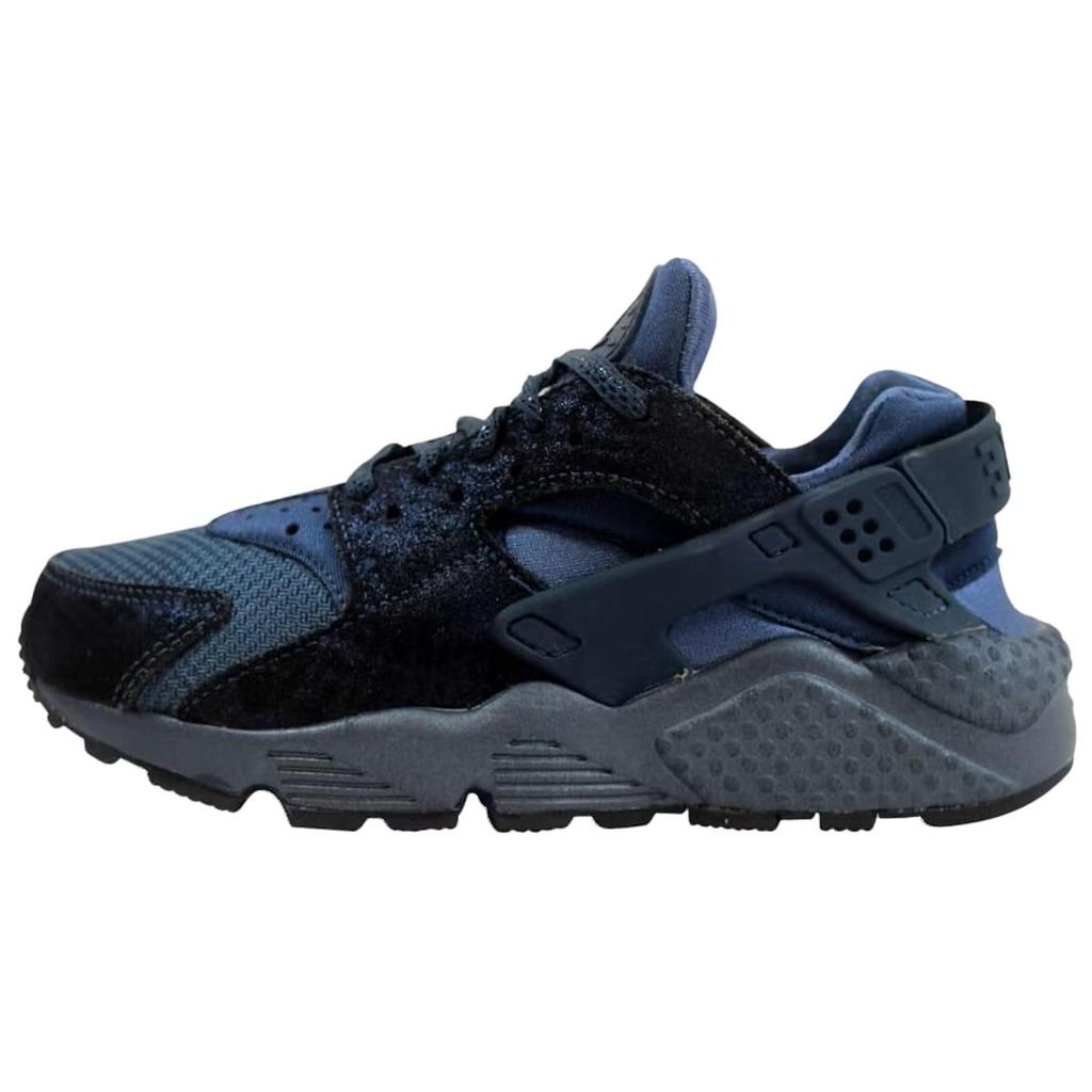 Nike Air Huarache Run Abrasion Resistant Low top Casual Running Shoes Women's Marine Blue 683818-900