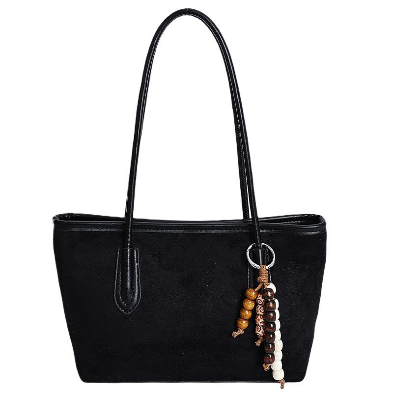 Retro bag women's large capacity 2025 new autumn and winter versatile casual shoulder underarm bag texture commuter tote bag