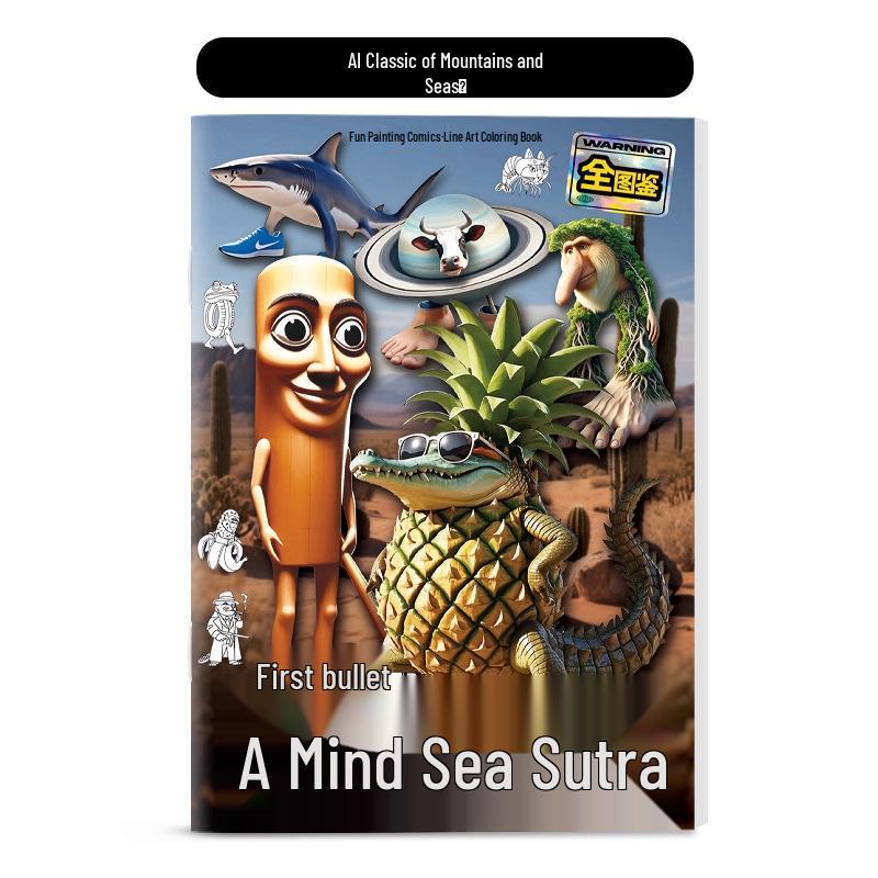 Детская раскраска-пропись «Шаньхайцзин»