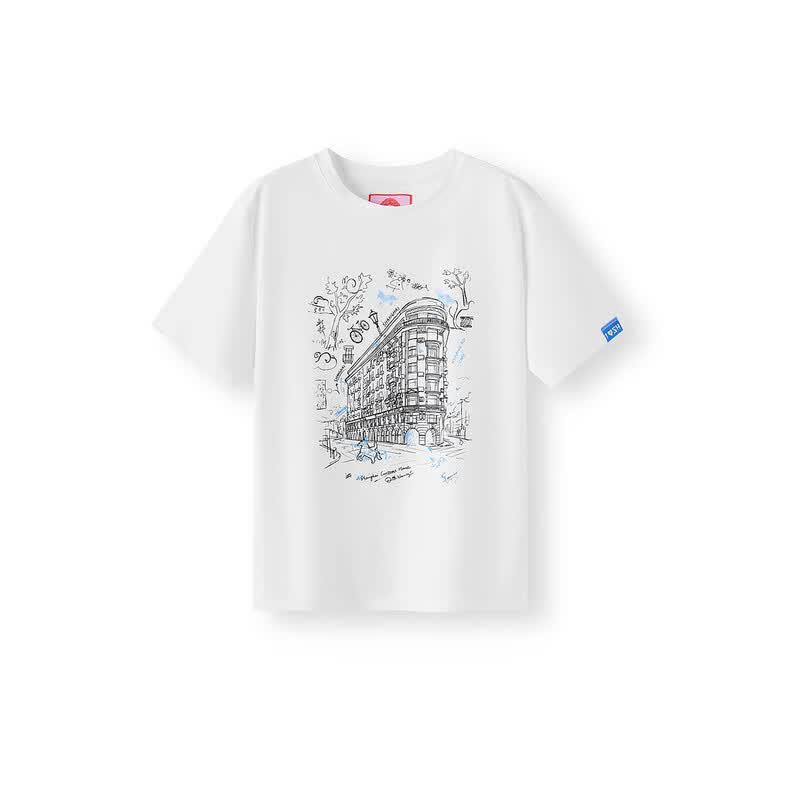Semir Women's Printed Drop Shoulder T-Shirt