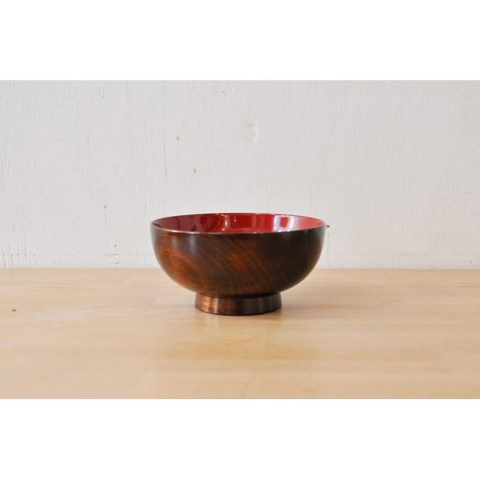 Sakai Sangyo Tochijushi Bowl Wooden Soup Bowl Lacquerware 1-Piece