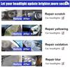 Pump Applicator Car Headlight Repair Liquid, 30 mL Lens Care for Haze, Yellowing, Light Oxidation & Fine Scratches, 1 Bottle for Routine Vehicle Care