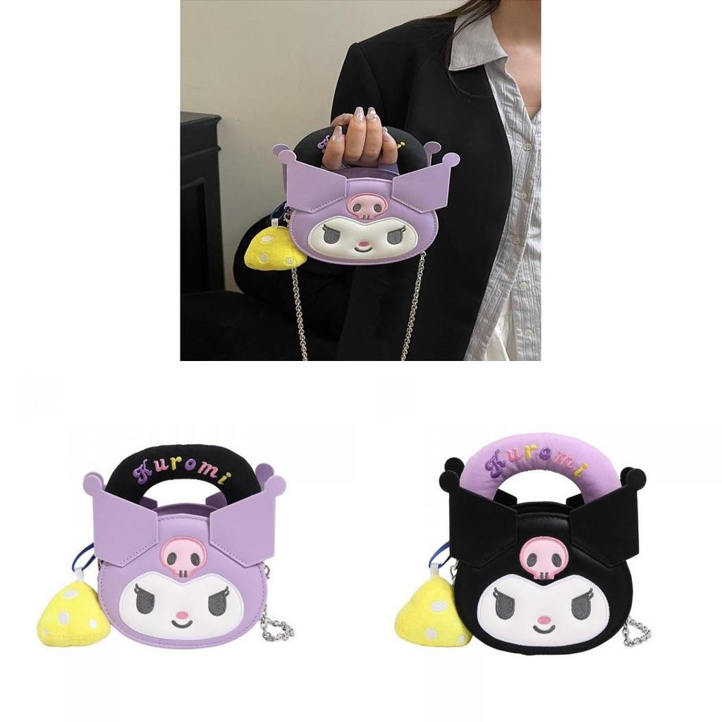Kuromi Cute Crossbody Bag With Pu Fabric For Women And Men For Casual Outings