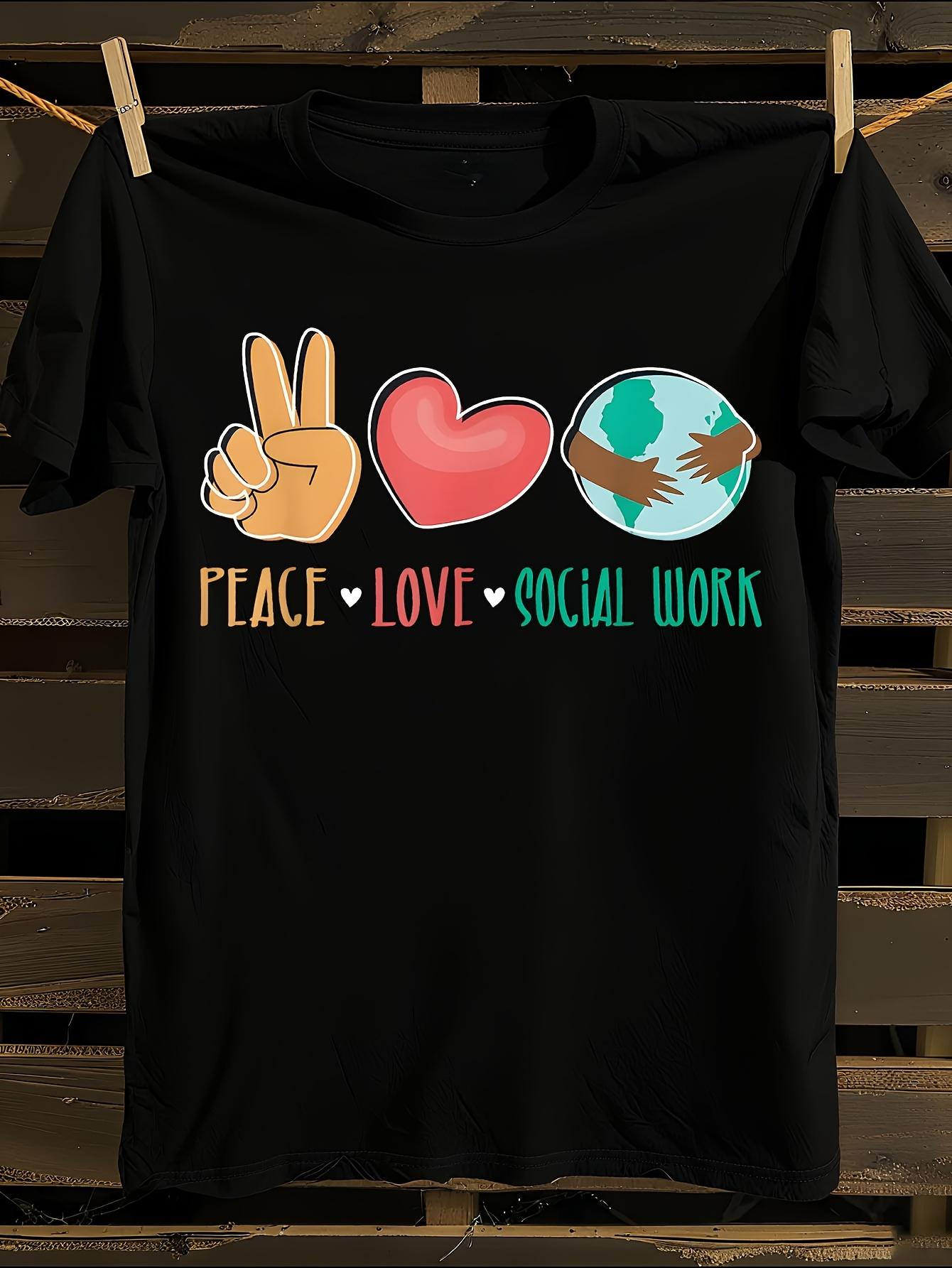 s  s Social Worker Tshirt L