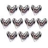 10Pcs Vintage Love Heart Refrigerator Magnet Star Shape Decorative Fridge Magnet Memo Notes Photo Holder for Home Kitchen Office