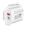 Total 65W GaN USB Charger Fast Charging EU/US Plug Phone Charge Adapter For IPhone Xiaomi Samsung Type C PD Wall Charger