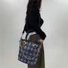 Elegant Banquet Temperament Diamond Jewelry Women'S Handbag Denim Luxury Shoulder Messenger Bag
