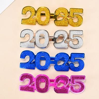 2025 Brilmontuur Fotohokje Requisieten Oudejaarsavond Feest Decoratie Benodigdheden Aldult Kinderen Navidad Cadeaus 2024 Kerst Decor